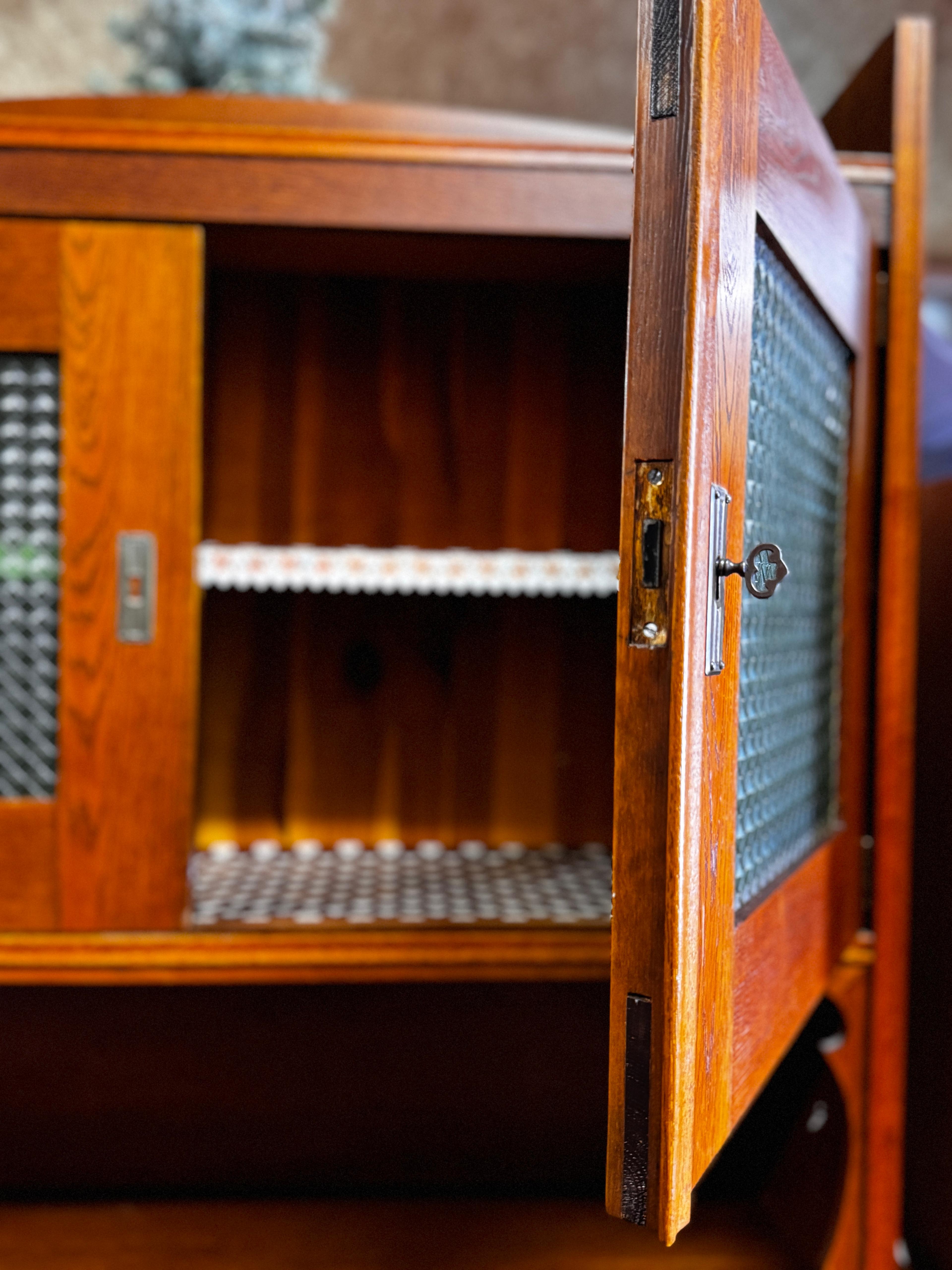Antique wooden sideboard