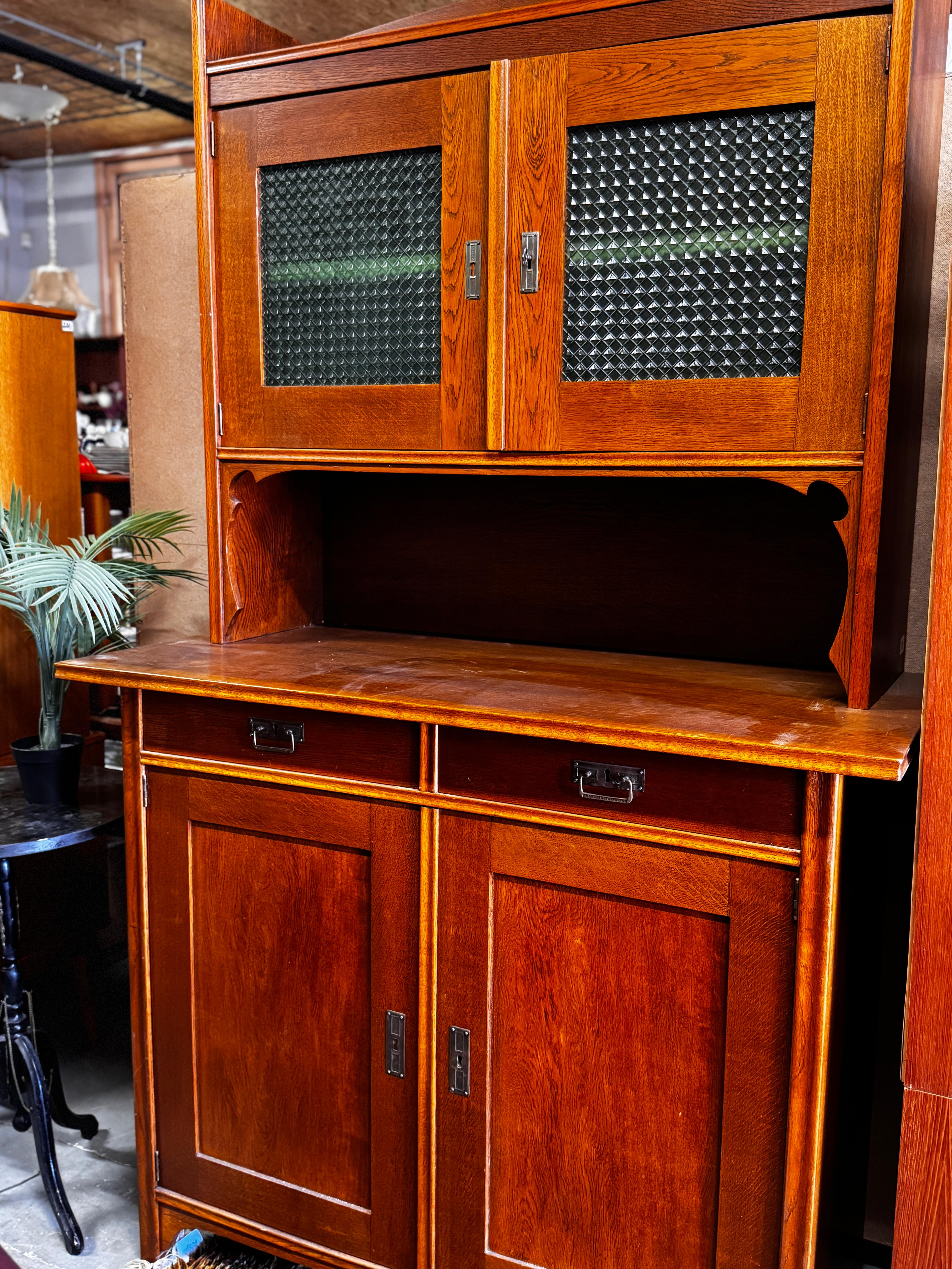 Antique wooden sideboard