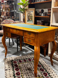 Vintage Neo Rococo style writing desk with 5 drawers